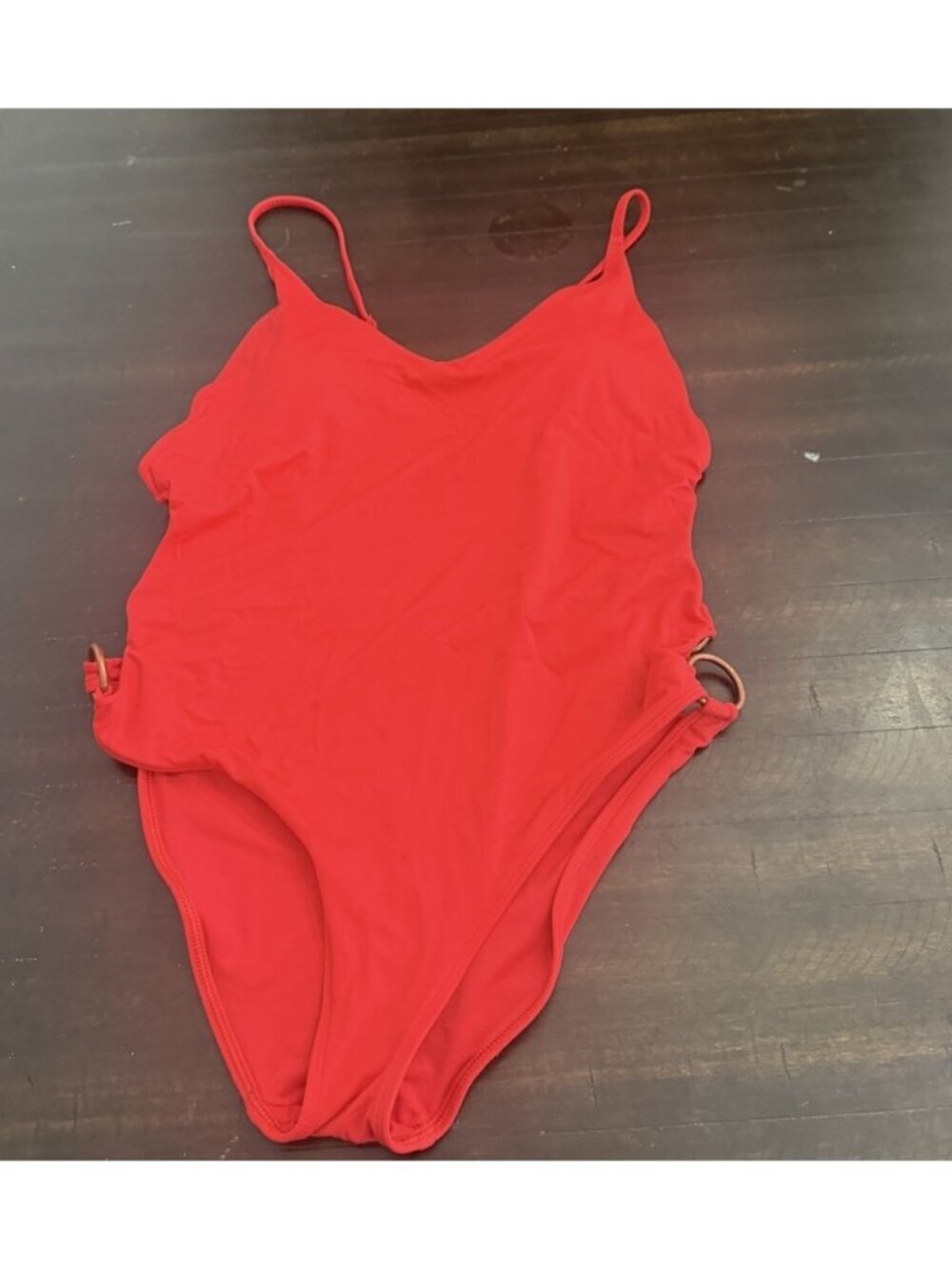 Women’s Red Aerie One Piece Red Swimsuit Size Large